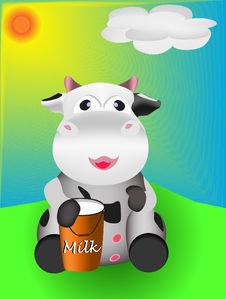 Cow And Milk Stock Photos Cow And Milk Stock Photos