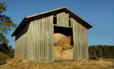 Country Barn With Hay Stock Photos Country Barn With Hay Stock Photos