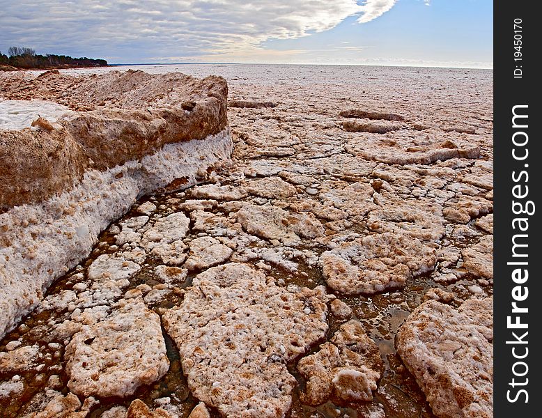 Bltic Sea In Winter