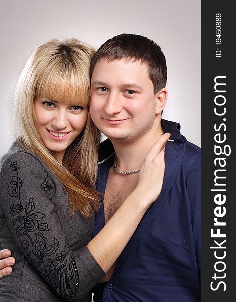 Session with beatiful family pair, blond woman. Session with beatiful family pair, blond woman