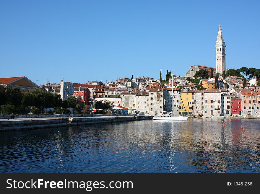 Rovinj in Istra in Croatia