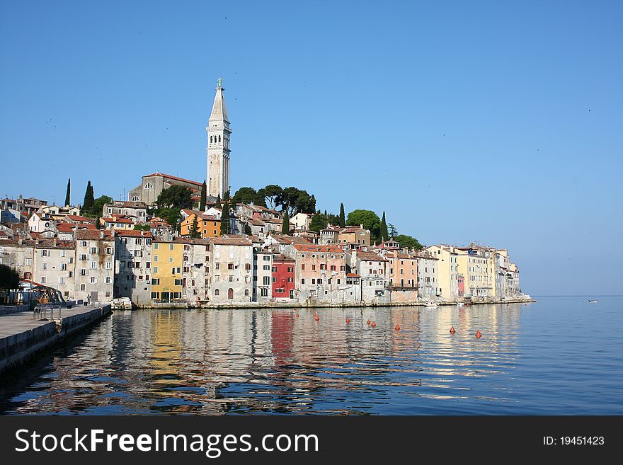 Rovinj in Istra in Croatia