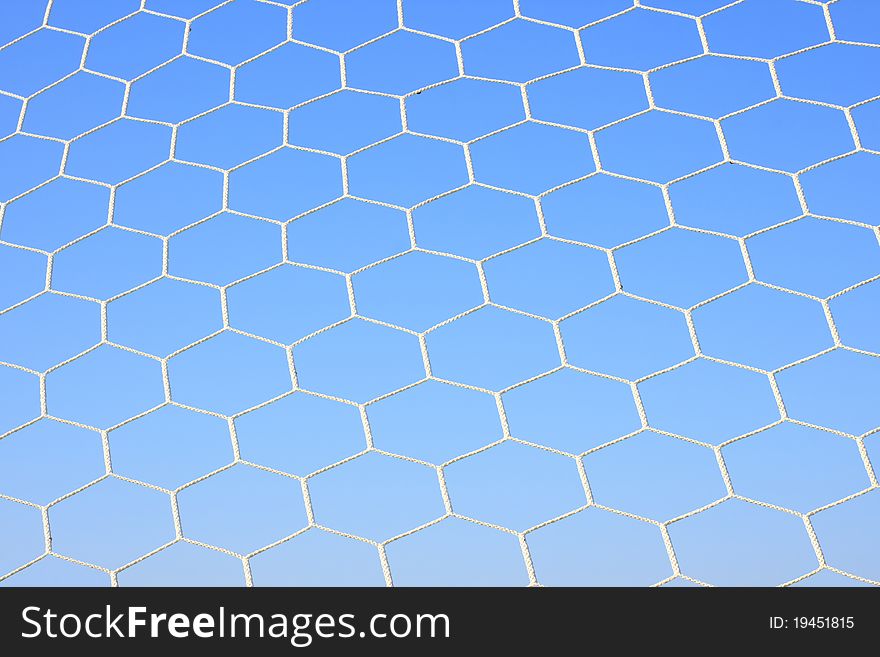 Net Of Football Abstract Texture
