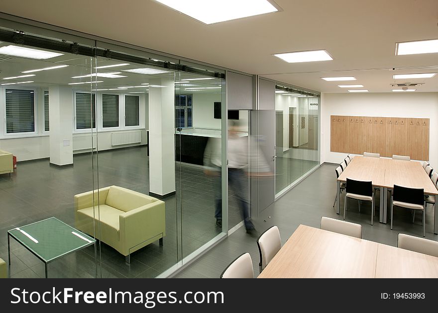 Contemporary office boardroom with furniture. Contemporary office boardroom with furniture