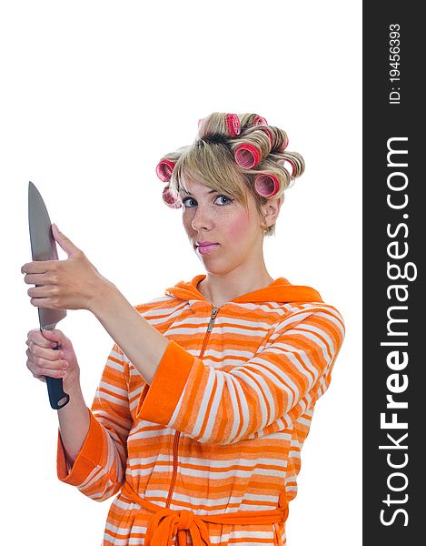 Housewife With A Knife