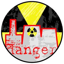 Nuclear Danger. Stock Photo