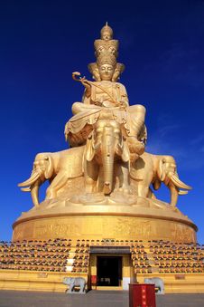 China Mount Emei Golden Summit Royalty Free Stock Photo China Mount Emei Golden Summit Royalty Free Stock Photo