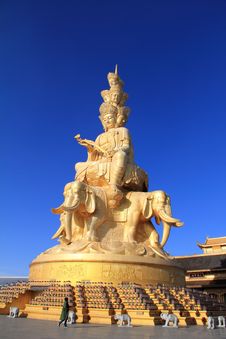 China Mount Emei Golden Summit Stock Images China Mount Emei Golden Summit Stock Images