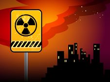 Nuclear Danger Warning Royalty Free Stock Photos Nuclear Danger Warning Royalty Free Stock Photos