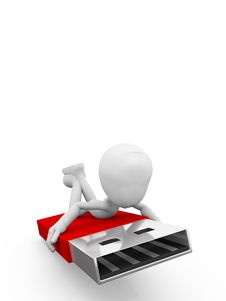 USB Stick Royalty Free Stock Image USB Stick Royalty Free Stock Image