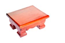 A Handmade Wooden Small Table Stock Photos