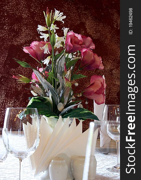 Flowers At Table