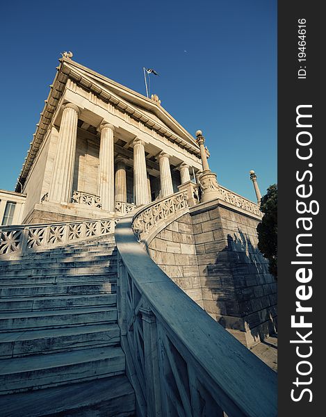 National library in Athens, Greece .