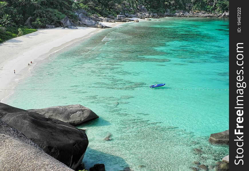 Coast Line Beach In Thailand