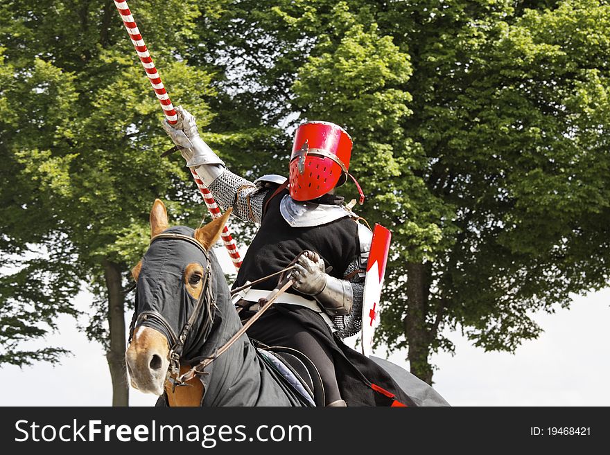 Medieval Castle Knights tournament, Stettenfels Germany