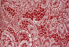 Red Fabric Stock Photography