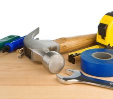Tools And Instruments Isolated On White Stock Images Tools And Instruments Isolated On White Stock Images