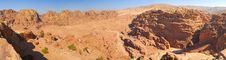 Caves In Lost City Of World Wonder Petra, Jordan Royalty Free Stock Photos