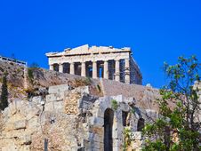 Parthenon Temple In Acropolis At Athens, Greece Stock Photo Parthenon Temple In Acropolis At Athens, Greece Stock Photo