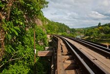 Railway Beside Mountain Stock Images Railway Beside Mountain Stock Images