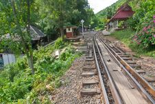Railway Beside Mountain Stock Images Railway Beside Mountain Stock Images