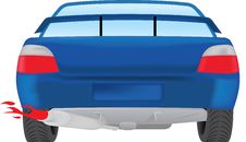 Car Rear View Royalty Free Stock Photography Car Rear View Royalty Free Stock Photography