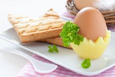 Boiled Egg Royalty Free Stock Images