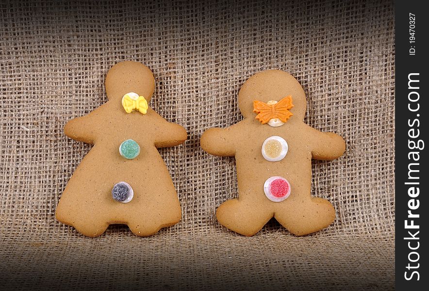 Ginger Bread Man And Woman.