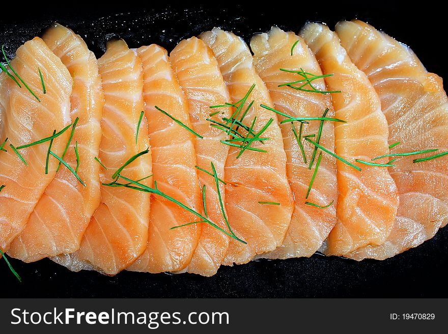 Salmon Seshimi