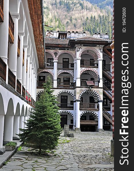 Rila monastery in bulgaria near sofia. Rila monastery in bulgaria near sofia