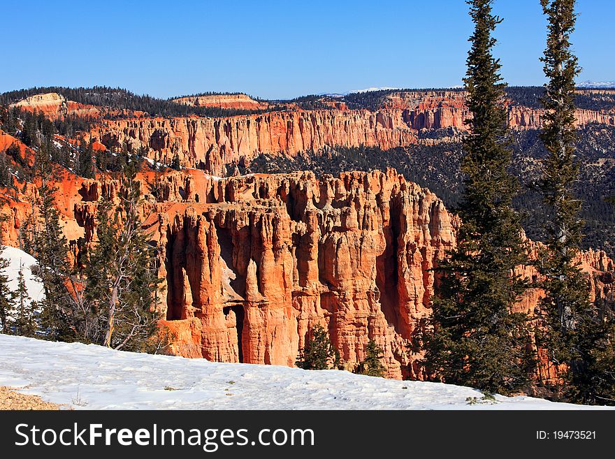 A view of Bryce Canyon National Park. Arizona, U.S.A.