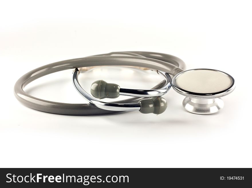 Stethoscope isolated on white background