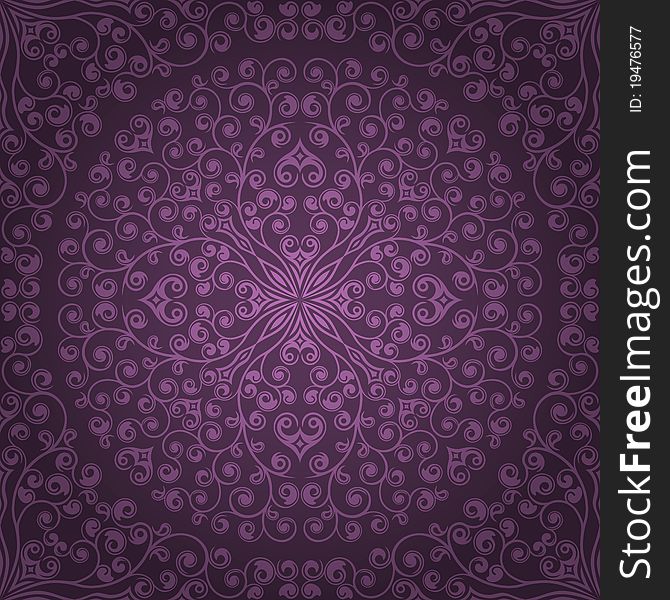 Abstract seamless floral pattern. Vector illustration. Abstract seamless floral pattern. Vector illustration.