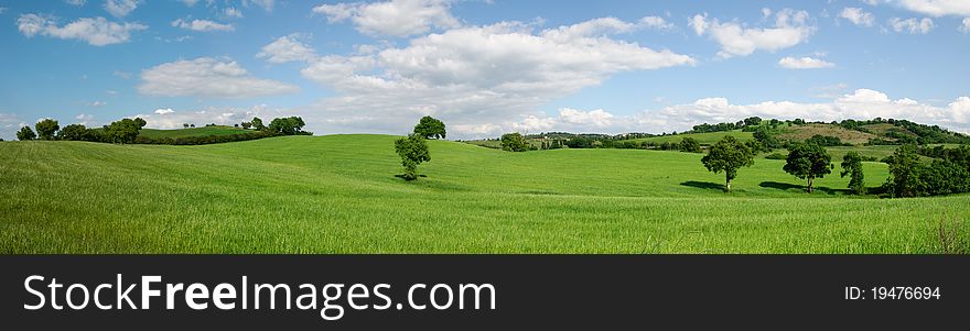 Overview hills of Grosseto in Tuscany. Overview hills of Grosseto in Tuscany