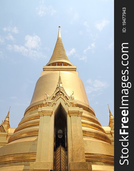 Golden pagoda , The Royal Grand Palace - Bangkok, Thailand