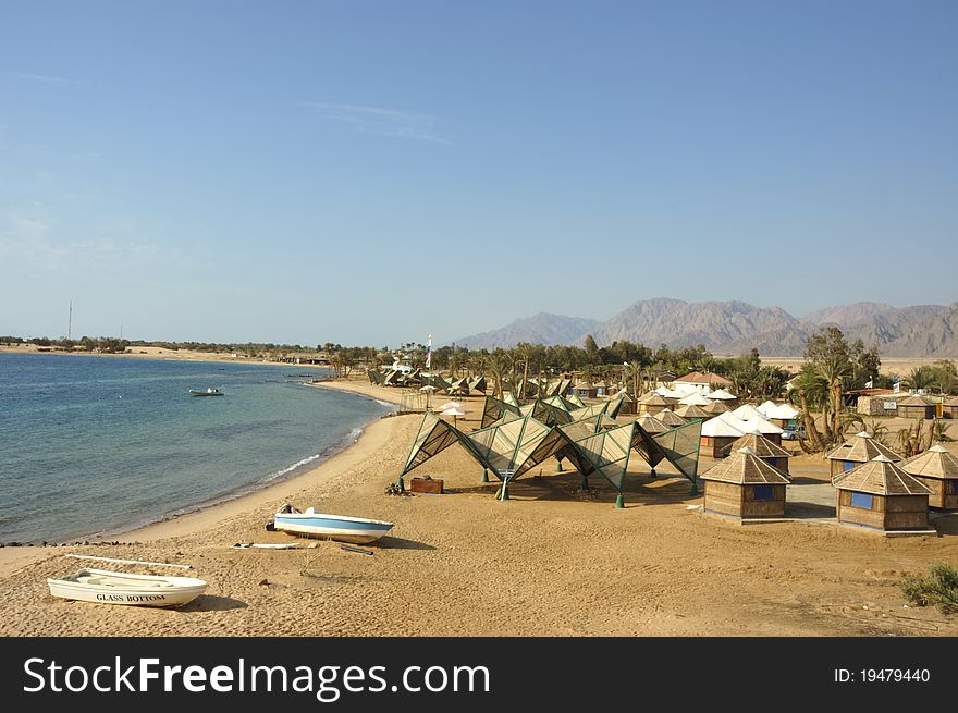 Holiday village in Sinai, Red Sea coast. Holiday village in Sinai, Red Sea coast.