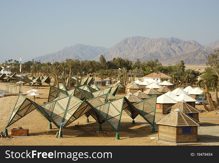 Holiday village in Sinai, Red Sea coast. Holiday village in Sinai, Red Sea coast.