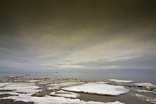 Ice Floe In The Sea. Royalty Free Stock Image Ice Floe In The Sea. Royalty Free Stock Image