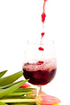 Red Wine Pouring Into Wine Glass Royalty Free Stock Photos Red Wine Pouring Into Wine Glass Royalty Free Stock Photos