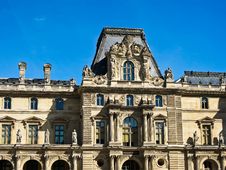 The Paris Louvre Museum Stock Photography