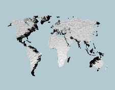 World Map Royalty Free Stock Photography
