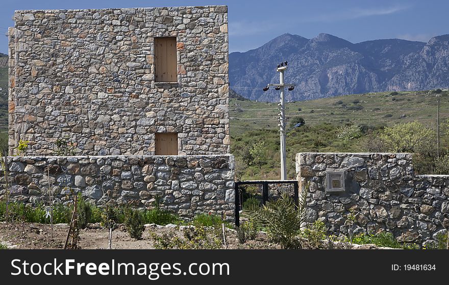 Historical Stone Houses, in Datca, Turkey. Historical Stone Houses, in Datca, Turkey