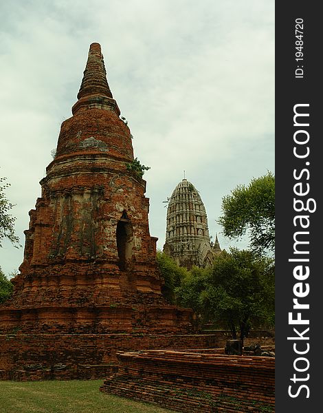 Buddhist temple in Ayutthaya, Thailand