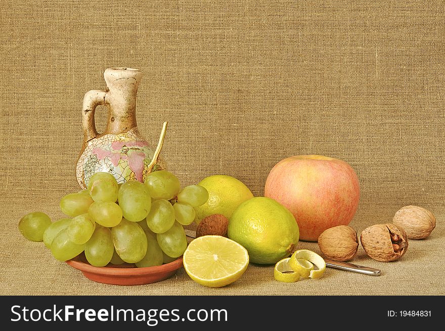 Fruit Different And Ceramic Ware