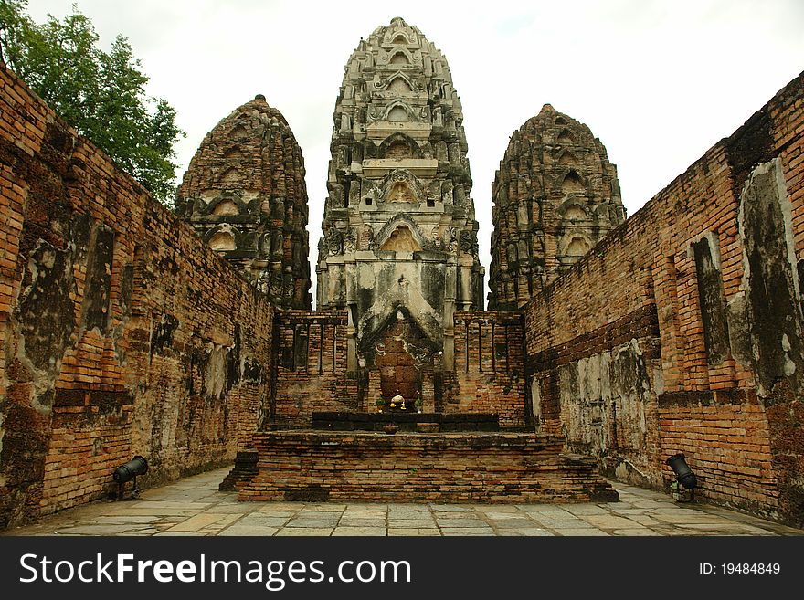Buddhist temple in Ayutthaya, Thailand