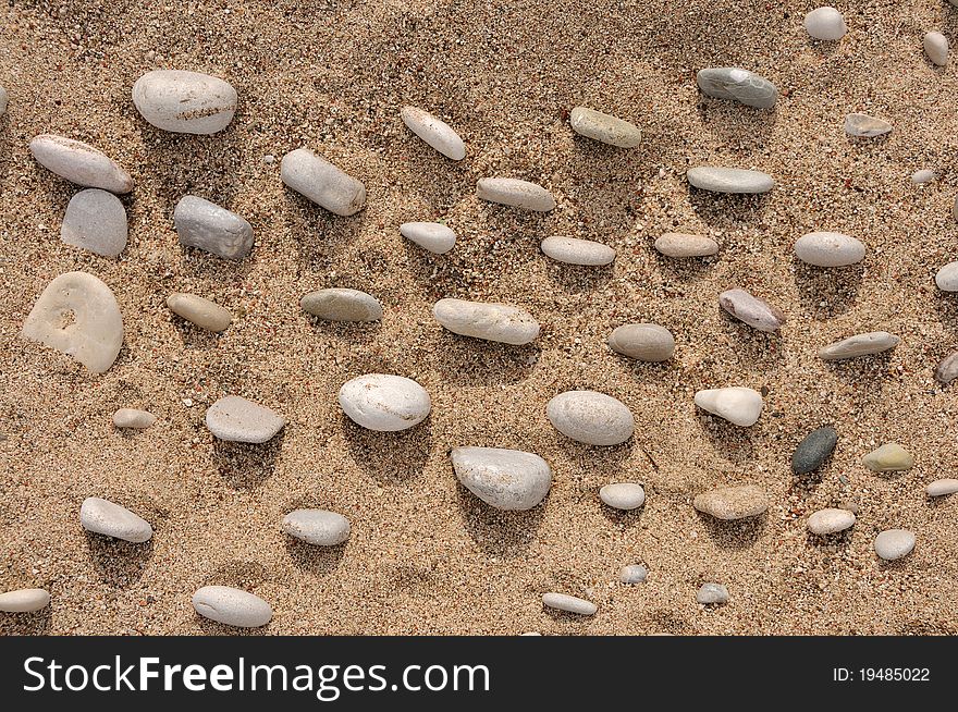 Pebbles on the beach