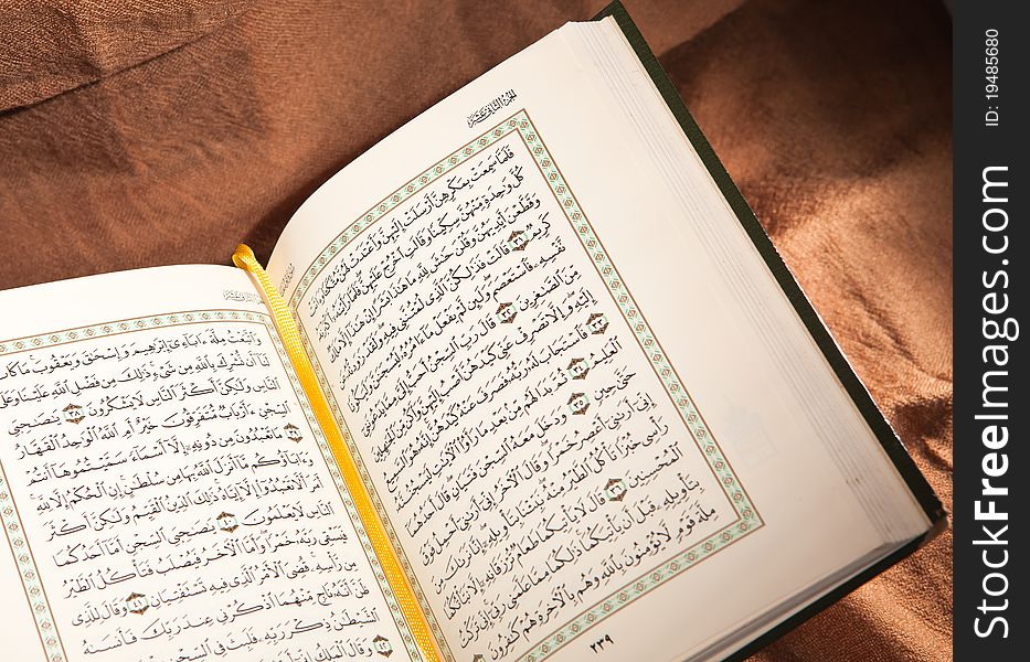 Koran, holy book - religion concept