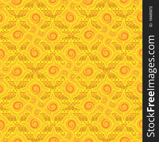 Seamless a pattern with an ornament for a background in a