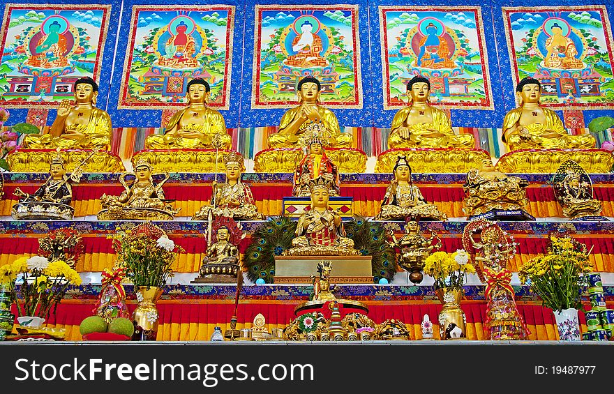 Altar Of Vihara Vajra Temple