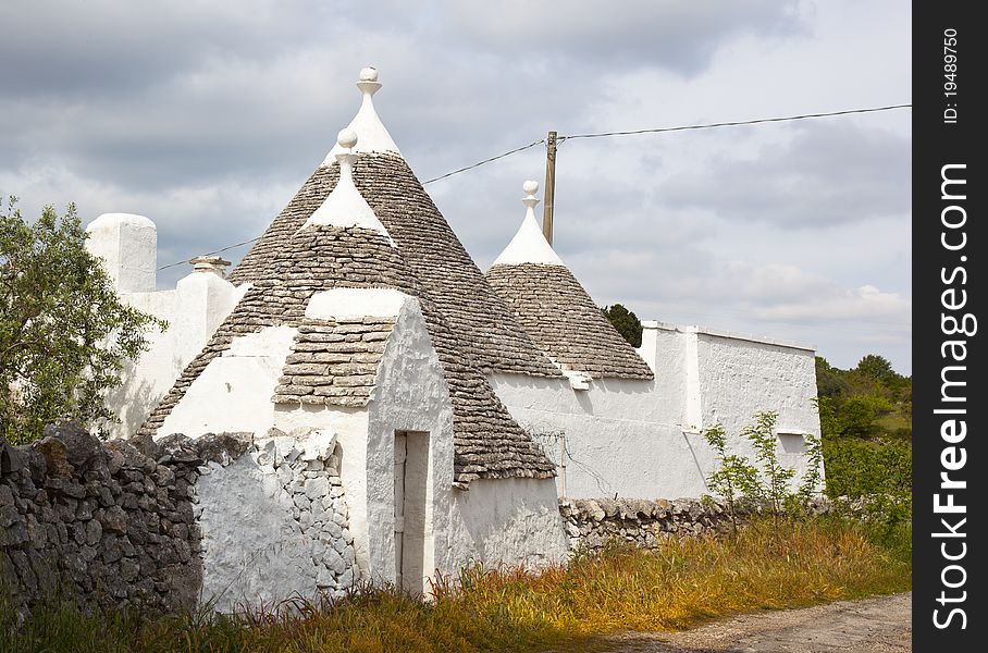 Little houses in the south of italy. Little houses in the south of italy